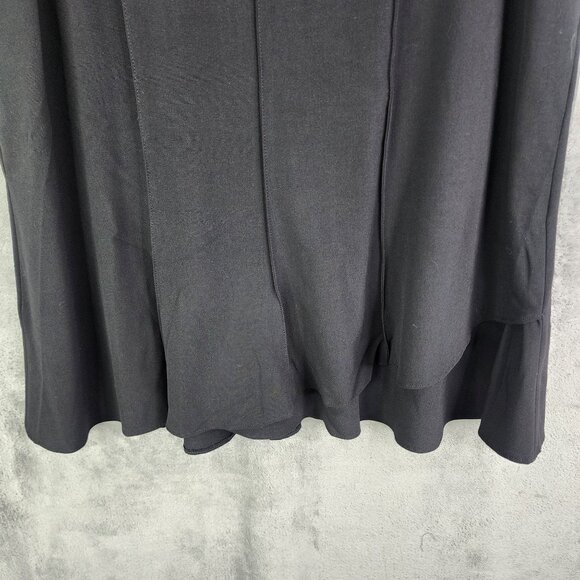 Woman Black Cato A-Line Skirt Elastic Waistband Zipper Closure Size 14/16W - Picture 3 of 12